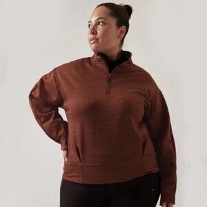 NWT Athleta Altitude Polartec Half Zip Sweatshirt - Size 3x